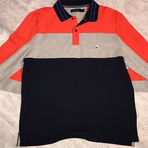 Long sleeve Nautica polo shirt